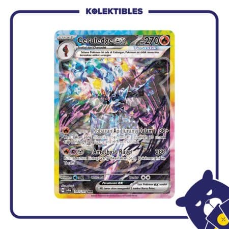 Pokemon Indonesia - SV8a 203/187 SAR - Ceruledge EX