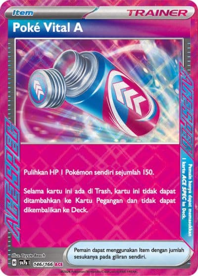 POKEMON INDONESIA SV7s - 146/166 ACE - Poke Vital A