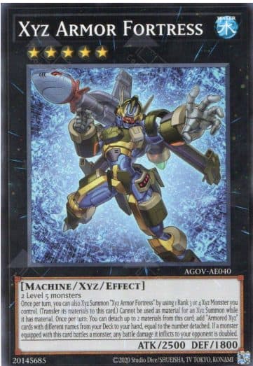 YU GI OH AE - AGOV-AE040 Xyz Armor Fortress (N)