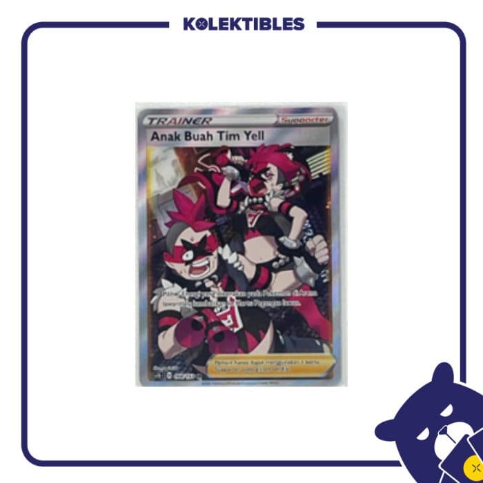 Pokemon Indonesia – sc1b 168/153 SR Anak Buah Tim Yell 01/002/03/11/113