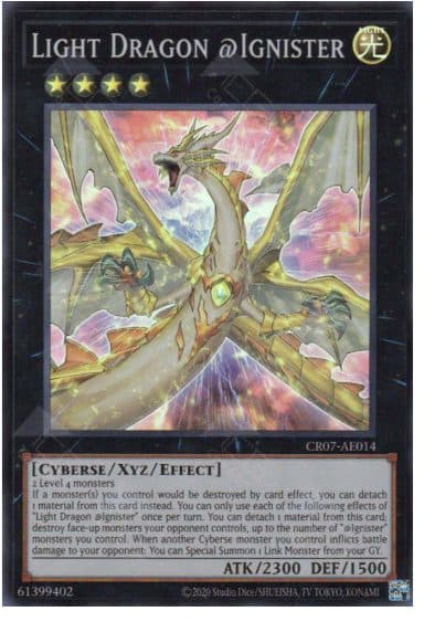 YU GI OH AE – CR07-AE014 SR Light Dragon @Ignister