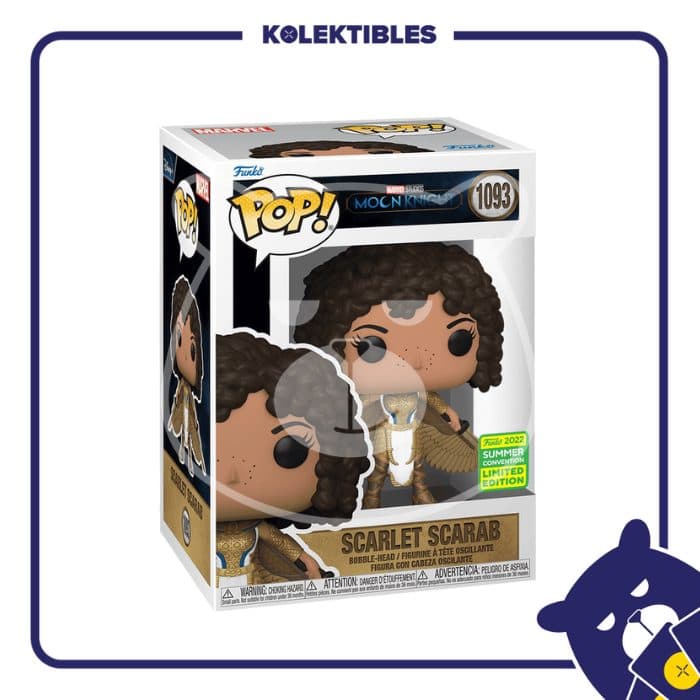 Funko POP! Marvel – 1093 Scarlet Scarab 2022 Summer Con Limited Edition 01/04/011/30/195