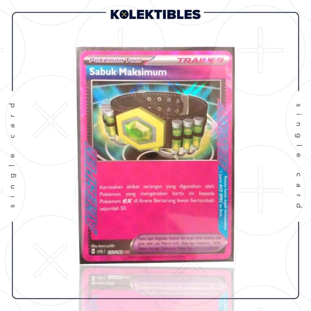 POKEMON INDONESIA - Sv5s Paradoks Andalan - Sabuk Maksimum 132/142 ACE HOLO