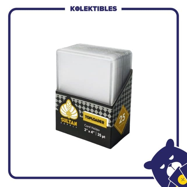 AKSESORIS - Sultan 35 pt Seamless Clear Premium Toploader 3x4