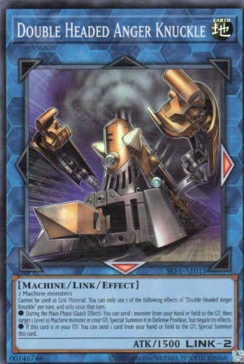 YU GI OH AE - SLF1-AE015 Double Headed Anger Knuckle (SR)