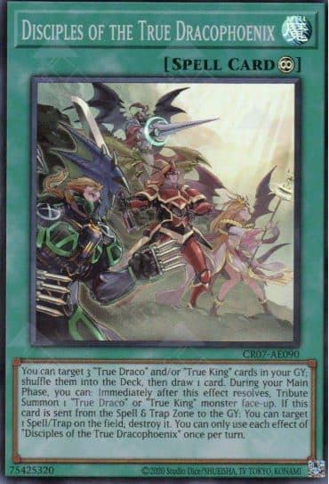 YU GI OH AE – CR07-AE090 SR Disciples of the True Dracophoenix