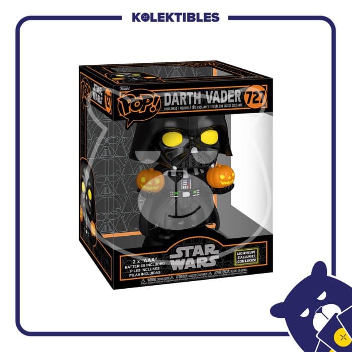 Funko POP! Star Wars Halloween – 727 Darth Vader (Lights Up) 6inch 01/04/011/30/195