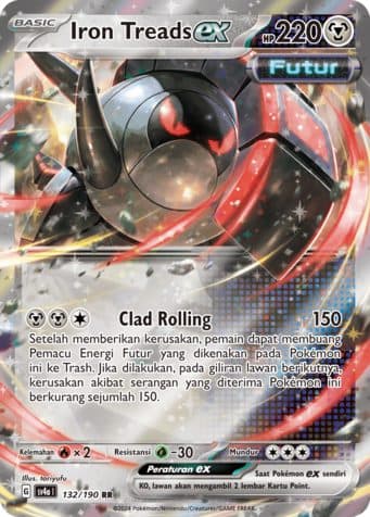 POKEMON INDONESIA SV4A IRON TREADS EX – 132/190 RR