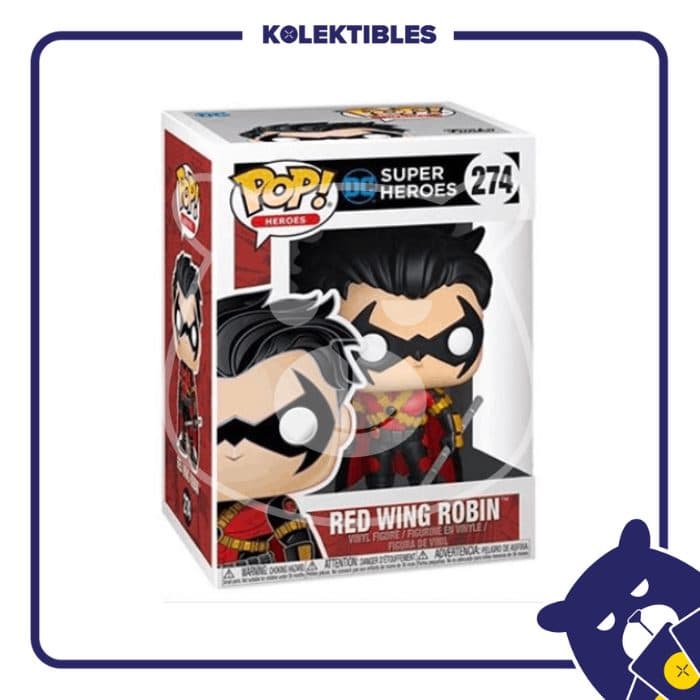 Funko POP! DC Heroes – 274 Red Wing Robin 01/04/011/30/195