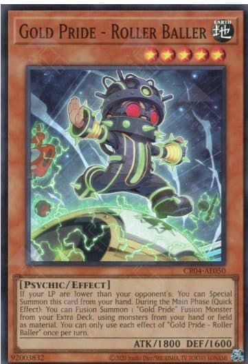YU GI OH AE - CR04-AE050 Gold Pride - Roller Baller (SR)