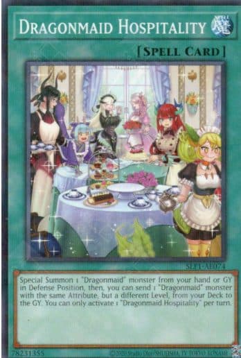YU GI OH AE - SLF1-AE074 Dragonmaid Hospitality (P-N) (Alternate Art)