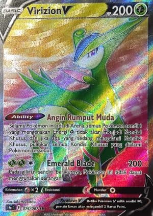 Pokemon Indonesia – s9a 074/067 SR Virizion V 01/050/02/11/111