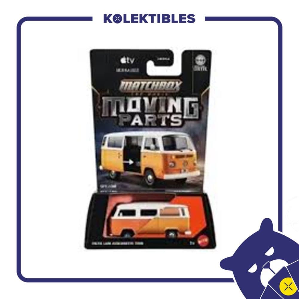Matchbox The Movie - Moving Parts 1973 Volkswagen T2B ORANGE 01/159/07/22/190