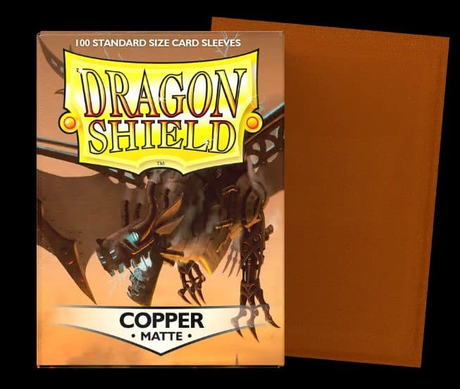 DRAGON SHIELD - 100 STD Matte Sleeves - Cooper