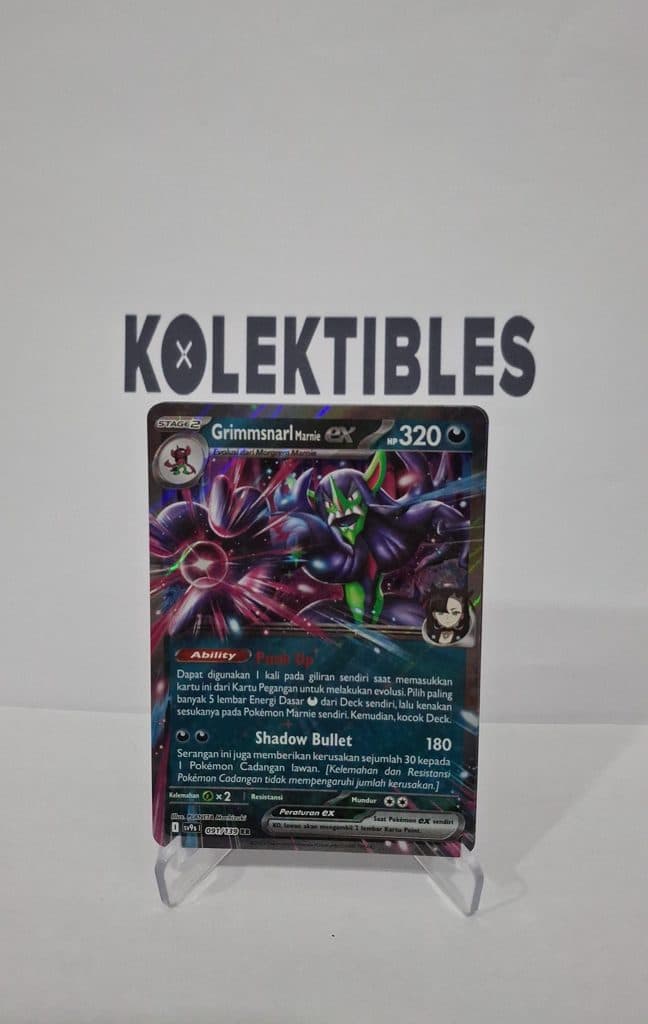 POKEMON INDONESIA - SV9S - 091/139 RR - Grimmsnarl Marnie EX.