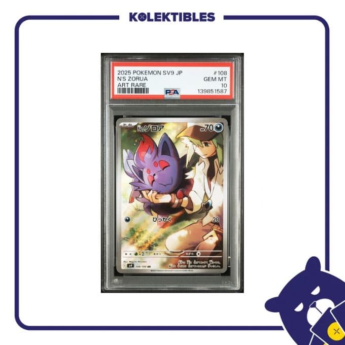 N's Zorua 108 AR – Pokemon SV9 2025 Japan – PSA 10