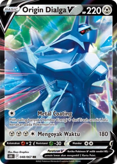 POKEMON INDONESIA S10D – 048/067 RR - Origin Dialga V