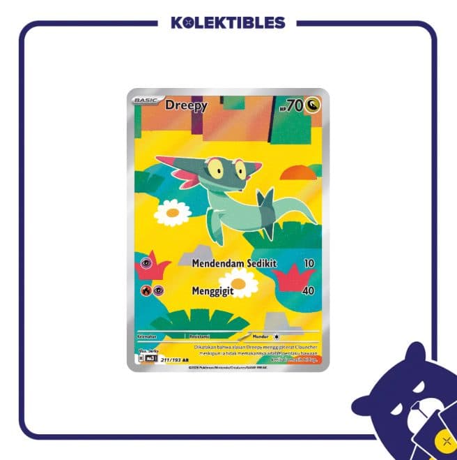 Pokemon Indonesia – MA3 211/193 AR – Dreepy