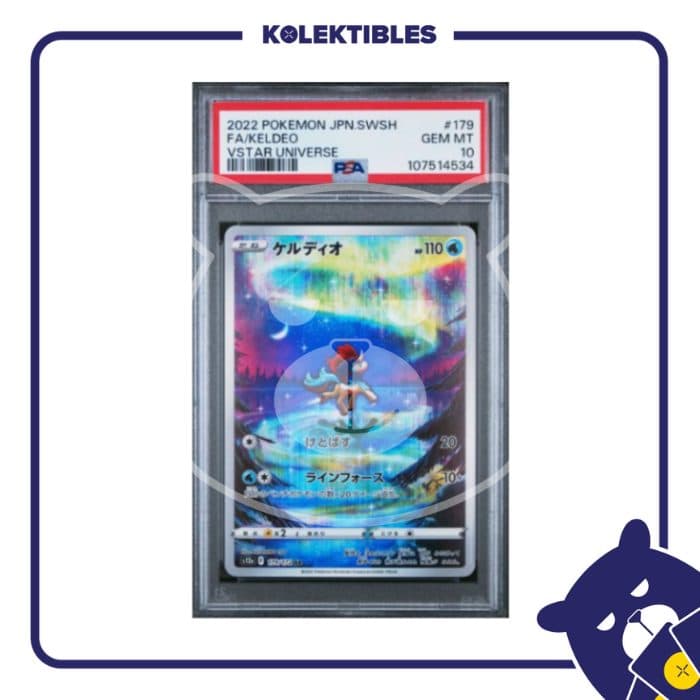 Keldeo 179 AR - Pokemon SWSH Japan 2022 - PSA 10 - 107514534 (161)