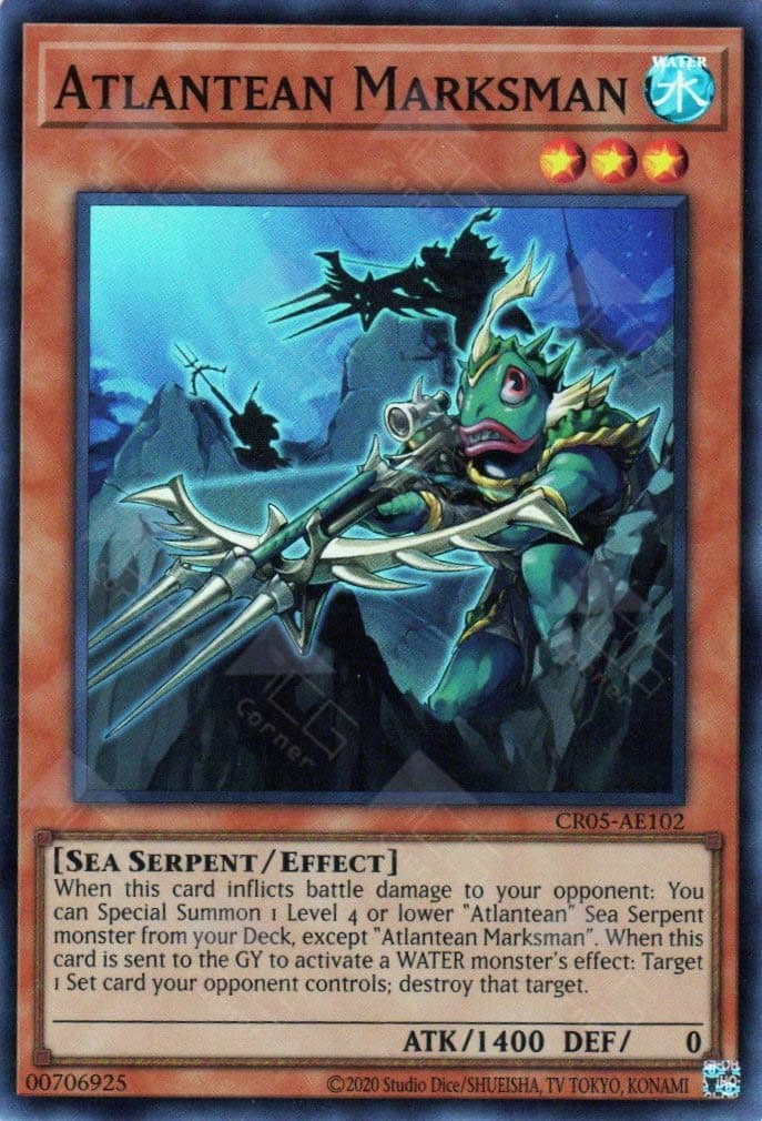 YU GI OH AE - CR05-AE102 - Atlantean Marksman (SR)