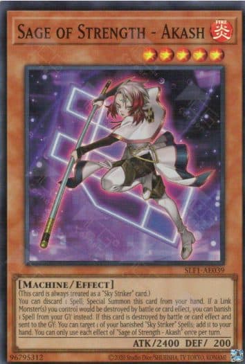 YU GI OH AE - SLF1-AE039 Sage of Strength - Akash (SR)