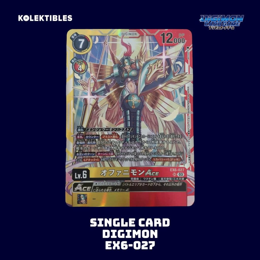 DIGIMON JAPAN - EX6-027 Ophanimon ACE SR