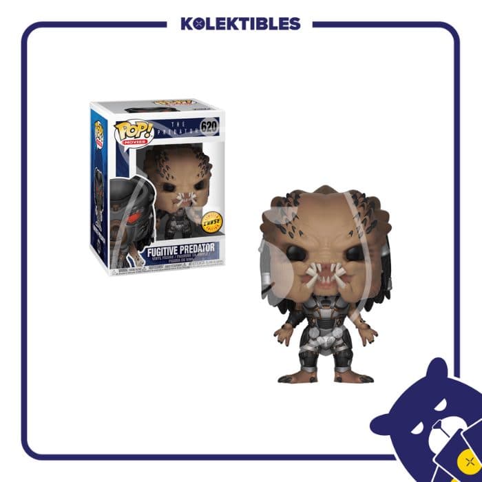 Funko POP! The Predator – 620 Fugitive Predator Unmasked Chase 01/04/011/30/195