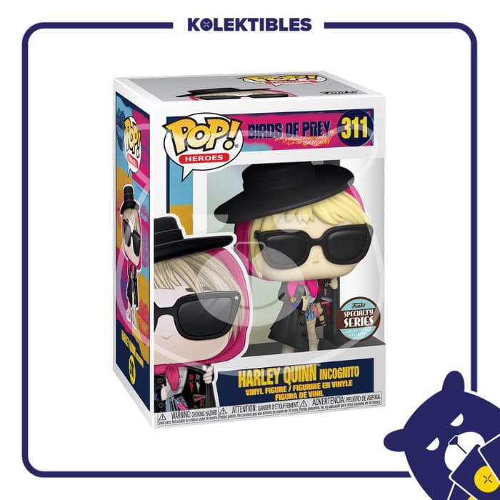 Funko POP! Birds of Prey – 311 Harley Quinn Incognito 01/04/011/30/195