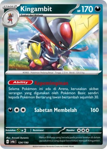 POKEMON INDONESIA SV4A KINGAMBIT – 124/190