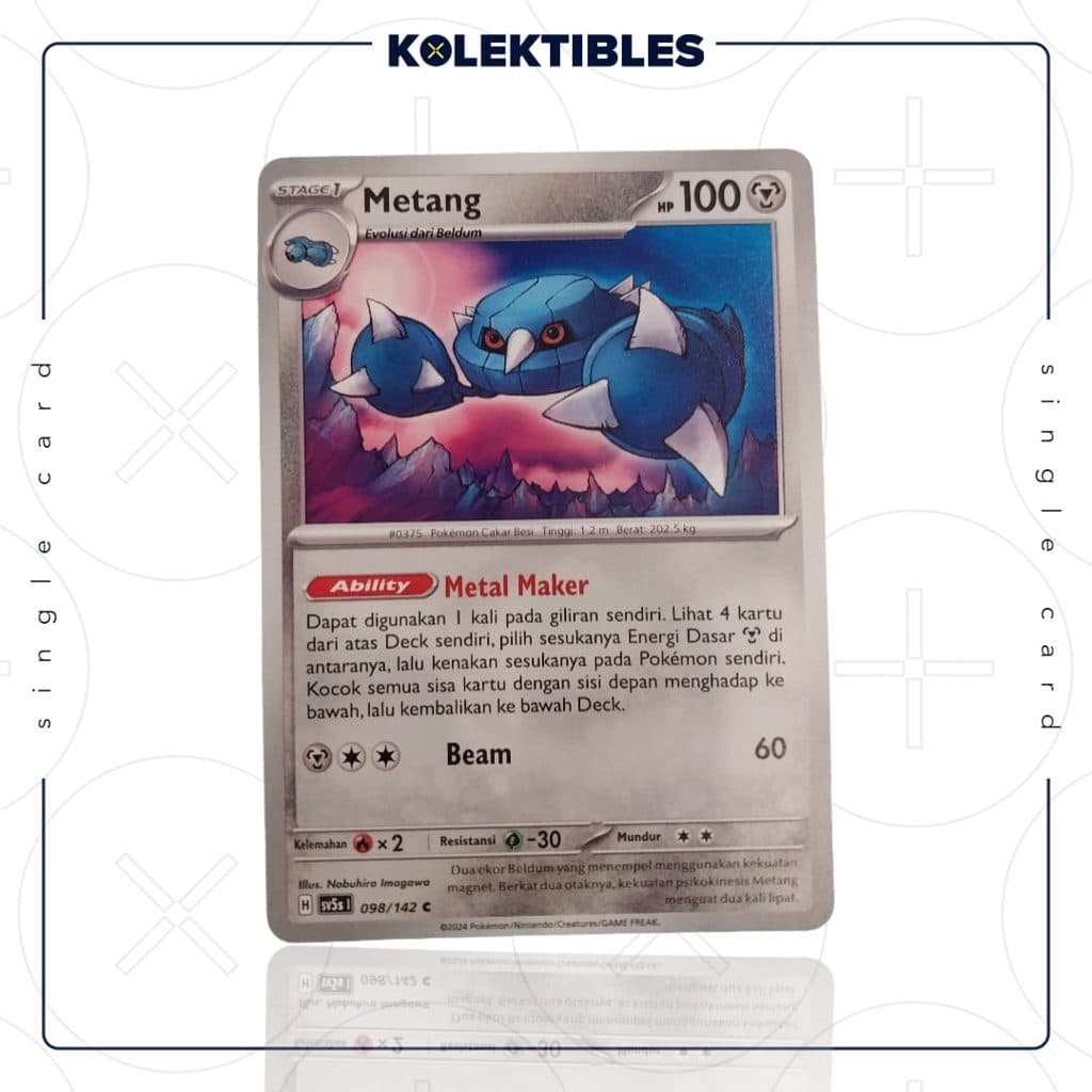 POKEMON INDONESIA - SV5s Paradoks Andalan – Metang 098/142 C