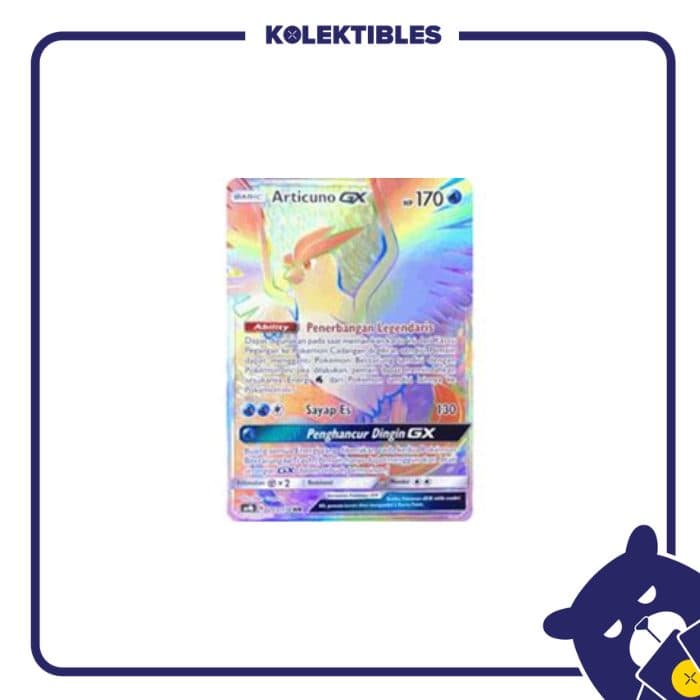 Pokemon Indonesia – As4b 203/178 HR Articuno GX 01/002/03/11/113