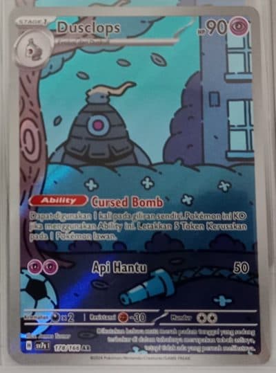 POKEMON INDONESIA SV7s - 178/166 AR - Dusclops