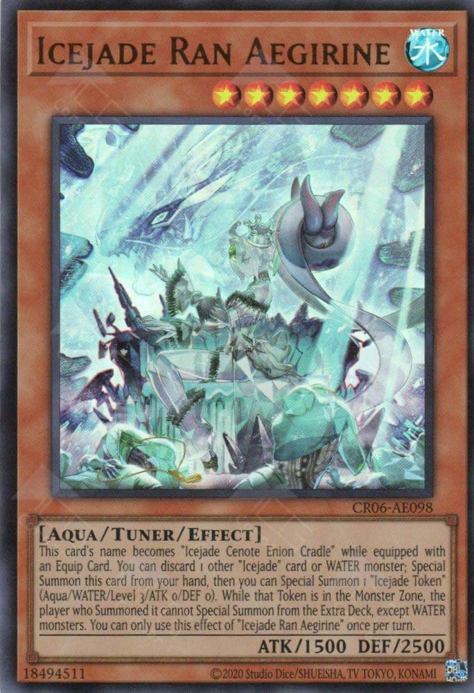 YUGIOH AEICEJADERAN AEGIRINE CR06- AE098 (UR)