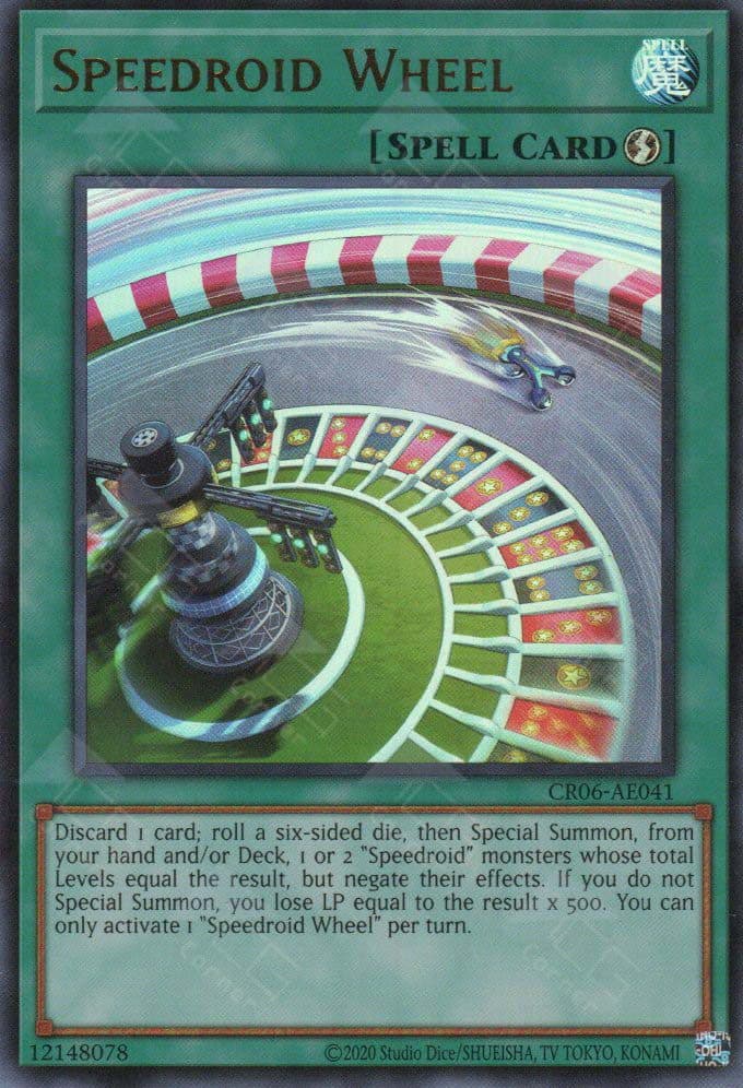 YUGIOH AESPEEDROID WHEEL CR06-AE041 (UR)