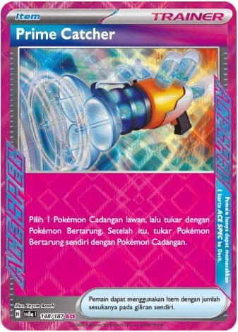 Pokemon Indonesia – SV8A – 148/187 ACE – Prime Catcher 01/155/02/11/111
