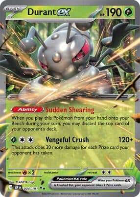 POKEMON ENGLISH -SSP en Durant Ex 004/191** 01/071/02/11/11
