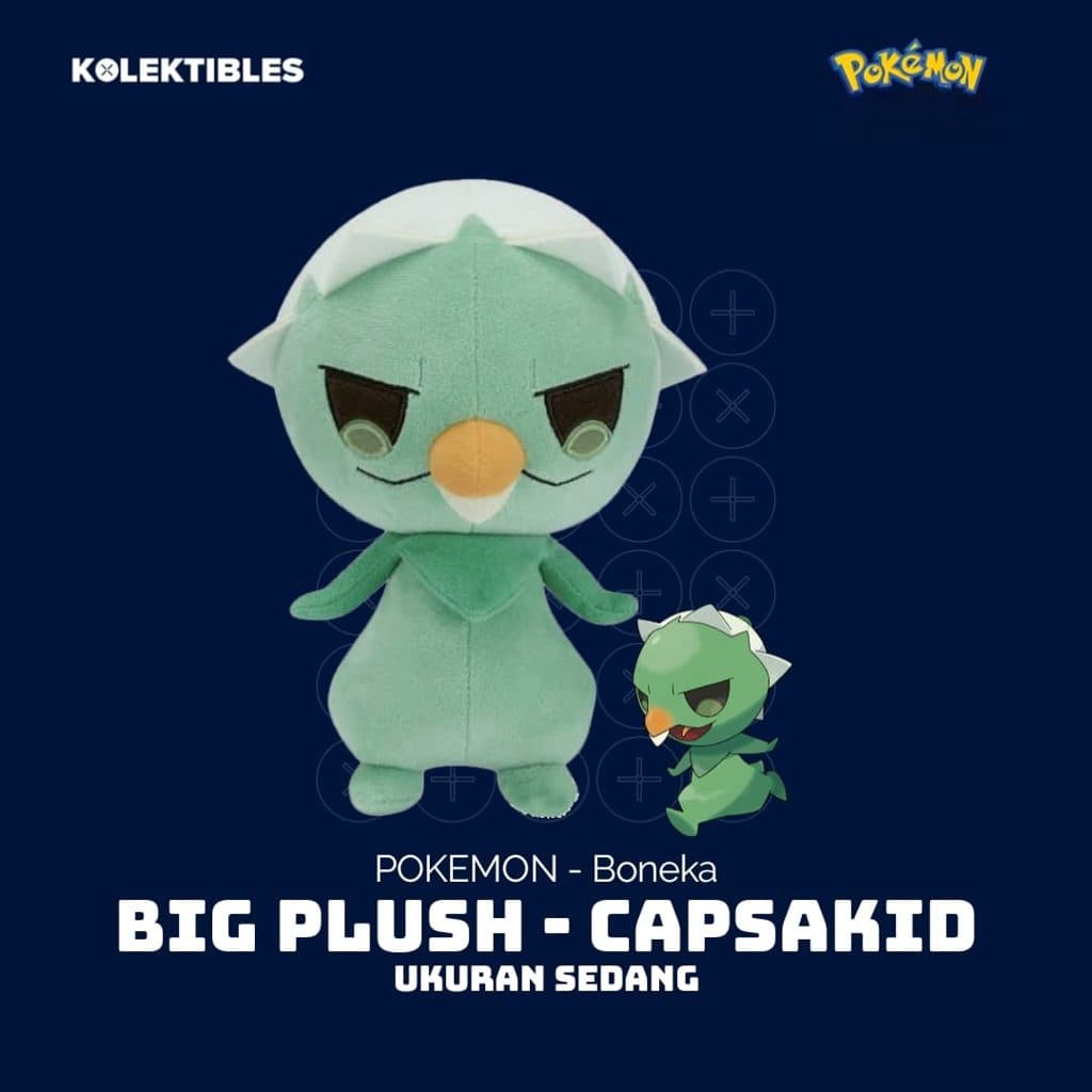 Pokemon Boneka Plush Capsakid - Sedang