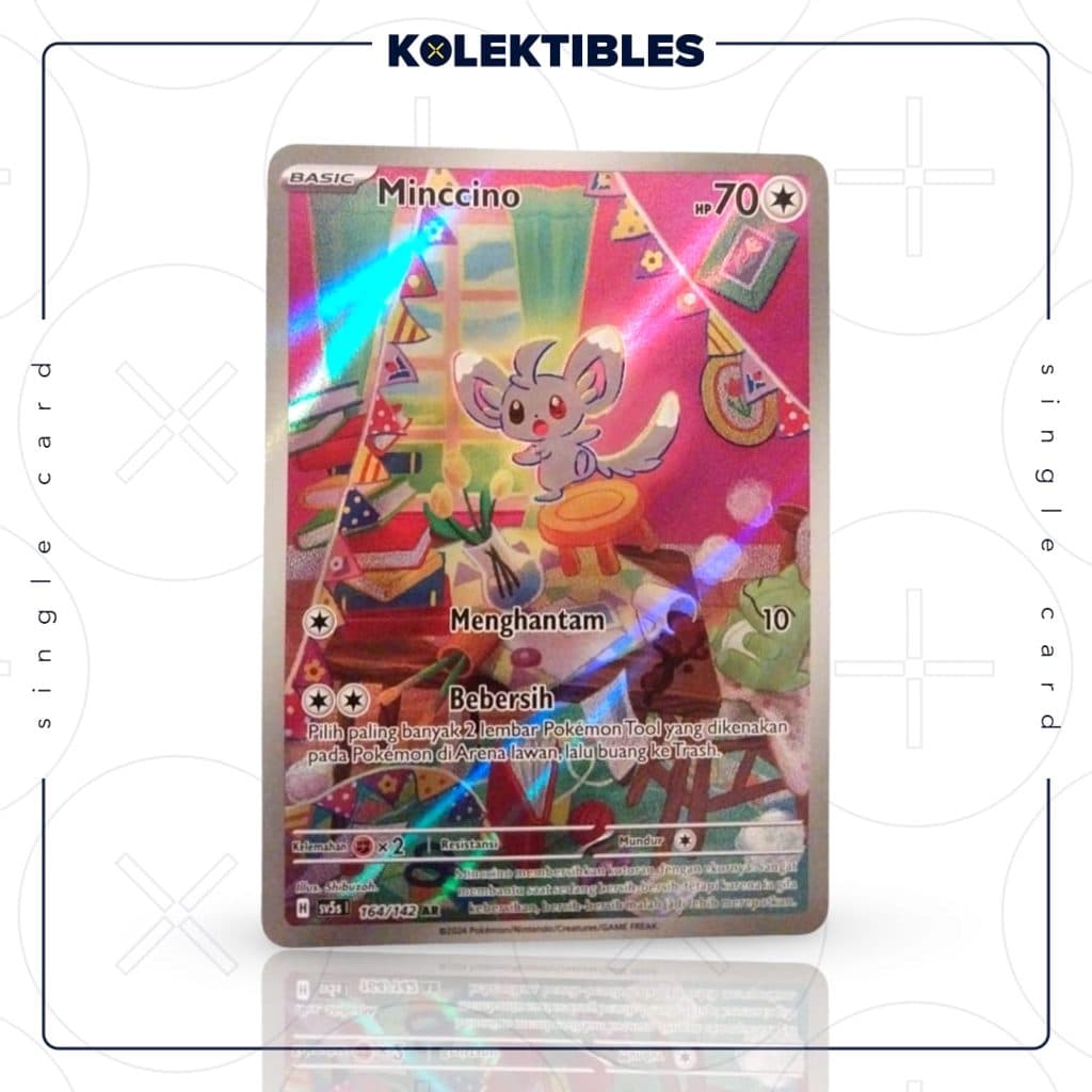 POKEMON INDONESIA - Sv5s Paradoks Andalan - Minccino 164/142 AR