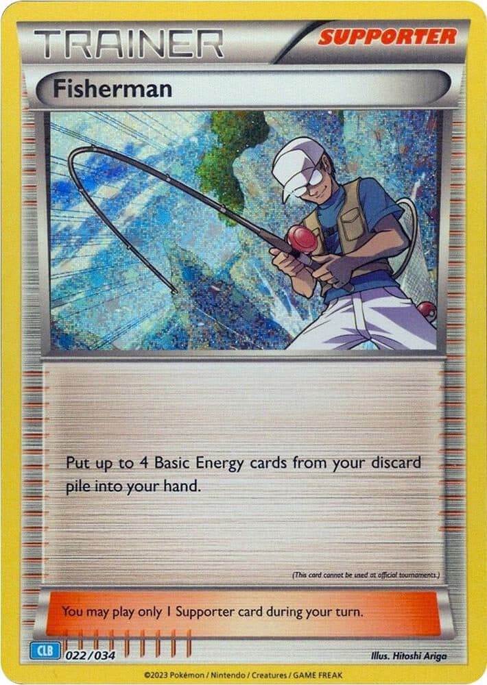 Pokemon Classic Collection 022/024 CLB - Fisherman HOLOFOIL