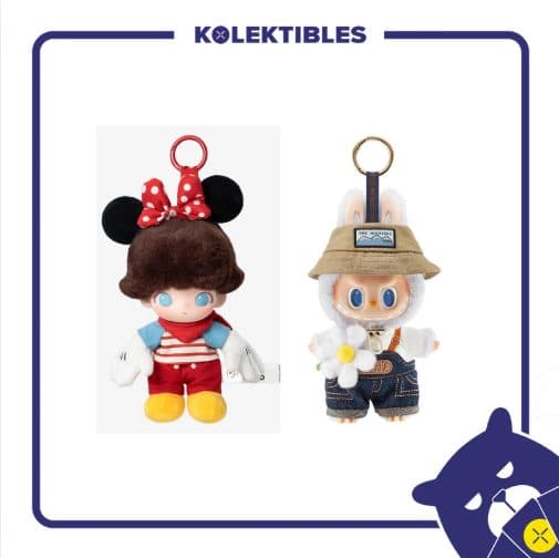 A – (Bundling) Dimoo World Minnie’s Balloon + Labubu Fall in Wild Plush 01/027/06/17/177