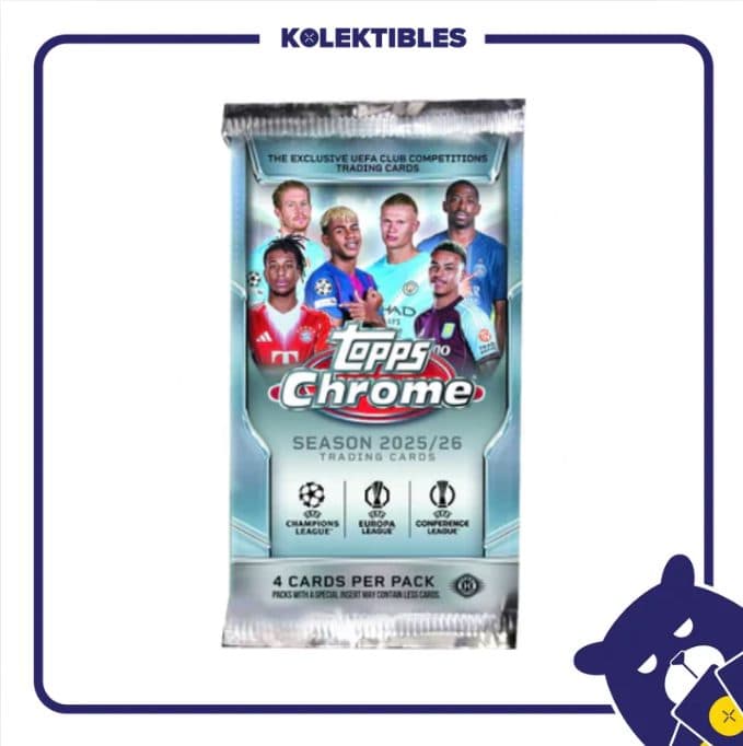 Topps – Chrome Value Booster Pack – 2025/26 UEFA Club Competitions