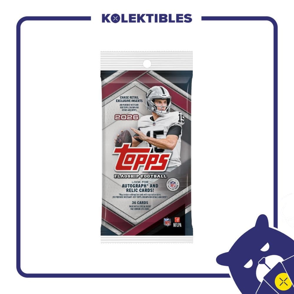 Topps – Value Booster Pack – 2026 Flagship Football