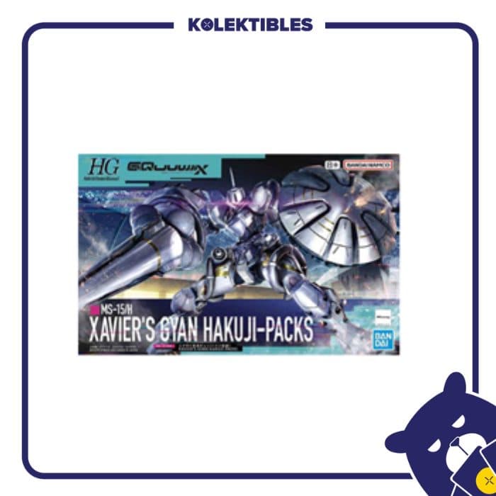 Gundam – HG Xavier Gyan Hakuji Packs GQ 01/162/10/29/194