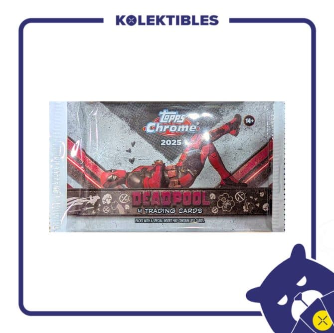 Topps – Chrome Value Booster Pack – 2025 Deadpool