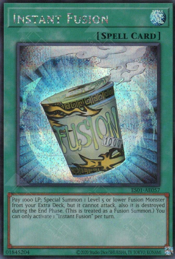 YUGIOH AE ES01-AE057 Instant Fusion (SER)