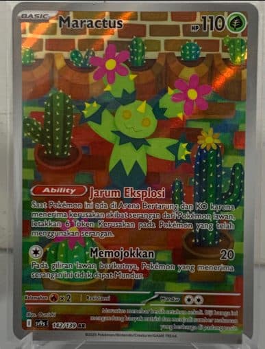 POKEMON INDONESIA - Sv9s 142/139 AR Maractus