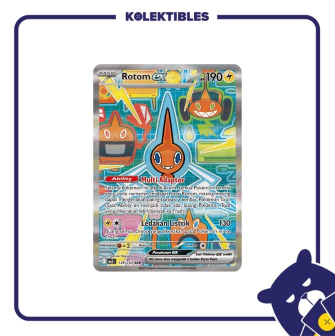 Pokemon Indonesia – MA3 139/103 SAR - Rotom Ex