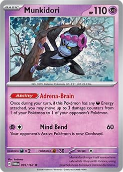 POKEMON ENGLISH - Twilight Masquerade - 095/167 - Munkidori