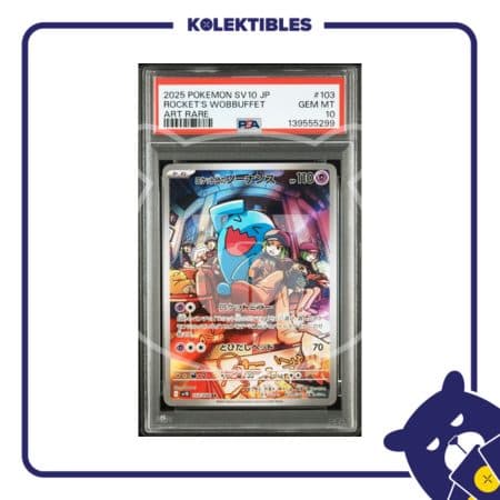 Rocket's Wobbuffet 103 AR - Pokemon SV10 2025 Japan - PSA 10