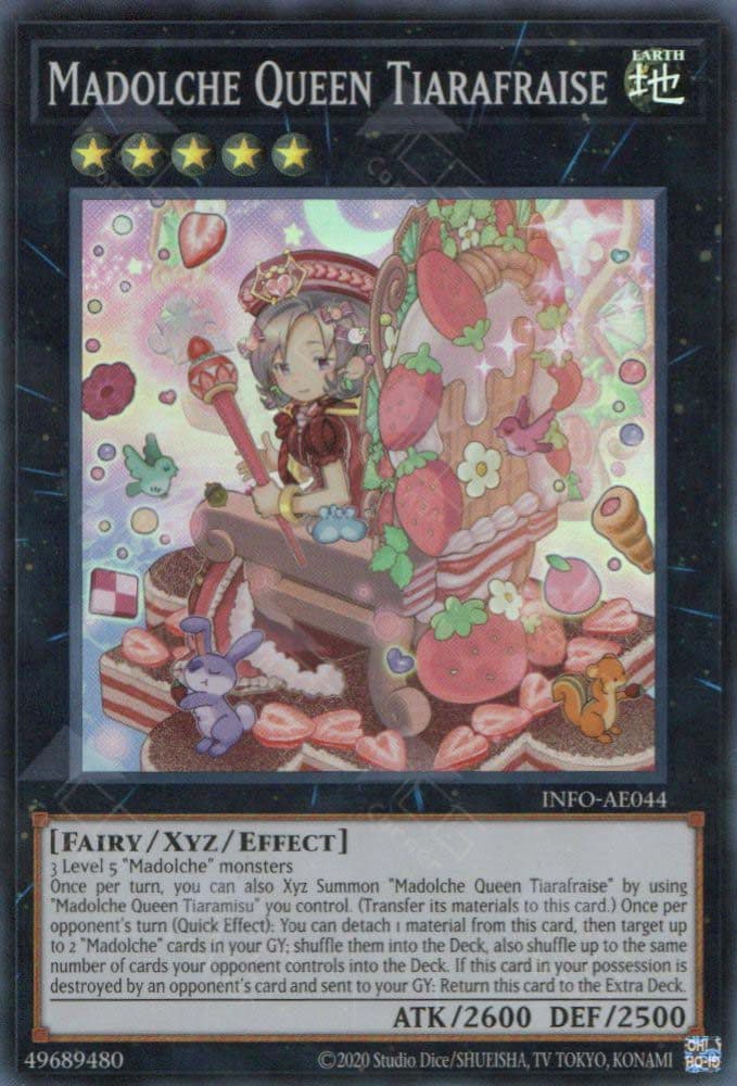 YU GI OH – INFO-AE044 Madolche Queen Tiarafraise (SR)